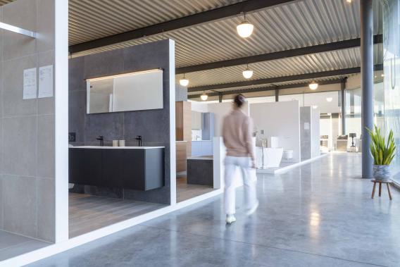 badkamer verbouwen showroom